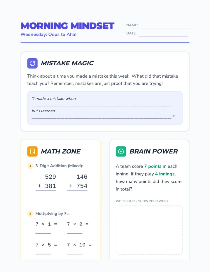 Wednesday Week 3 Worksheet