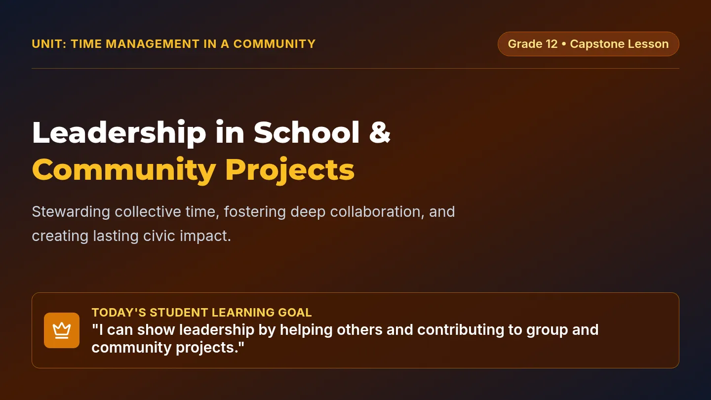 Community Leadership Slides