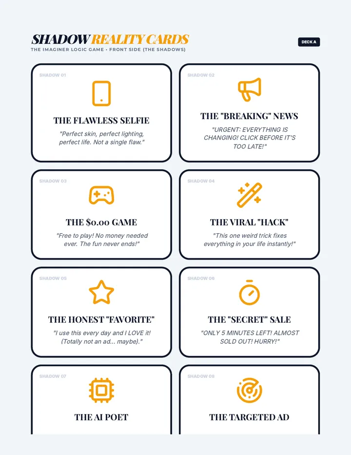Shadow Reality Cards