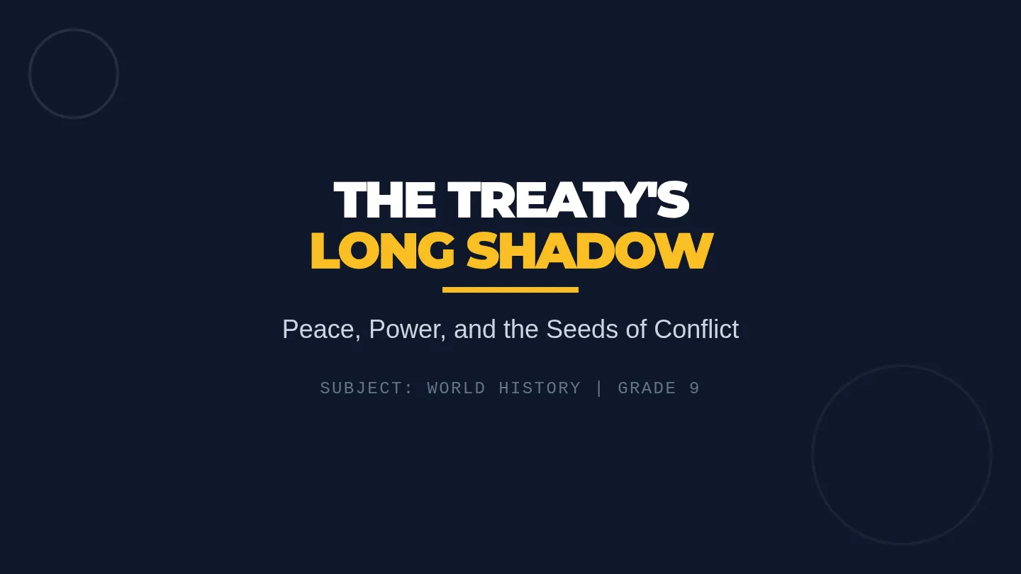 Treaty Aftermath Slides