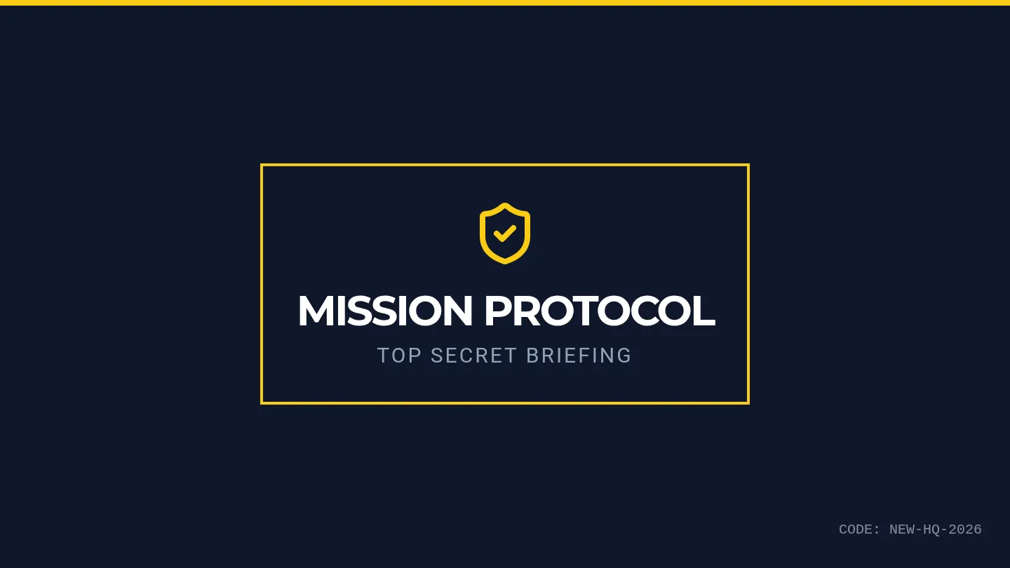 New Base Briefing Slides