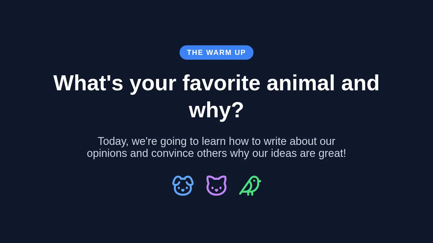ECR Opinion Slides