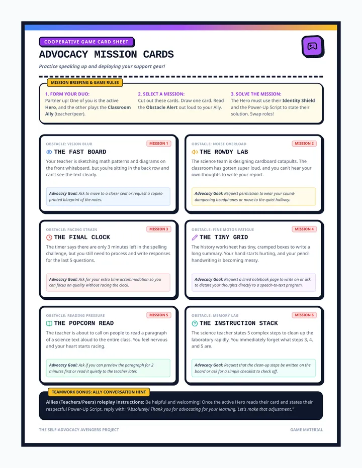 Advocacy Mission Game