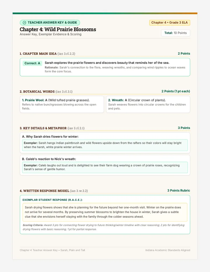 Chapter Four Answer Key