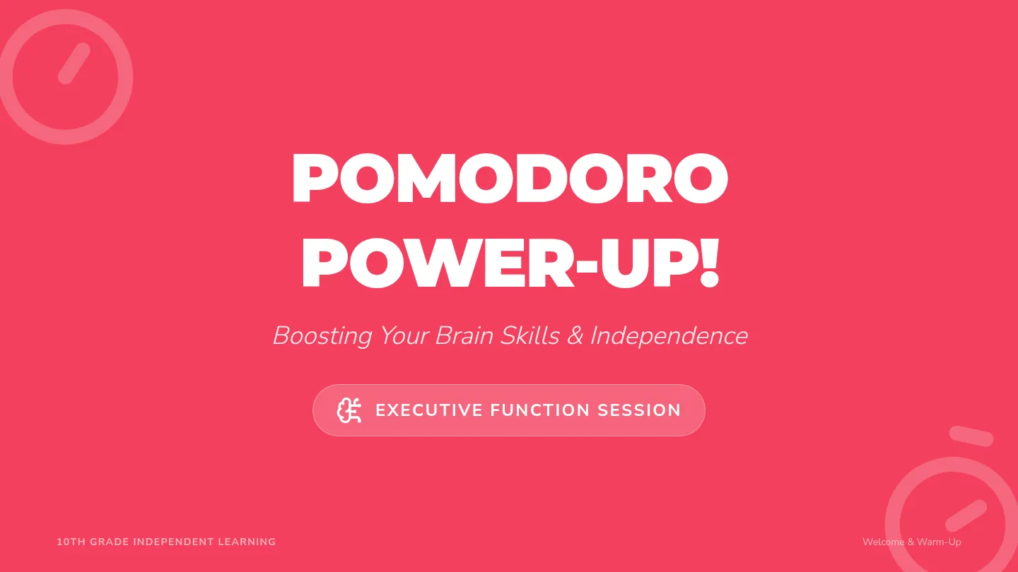 Pomodoro Power-Up Slides