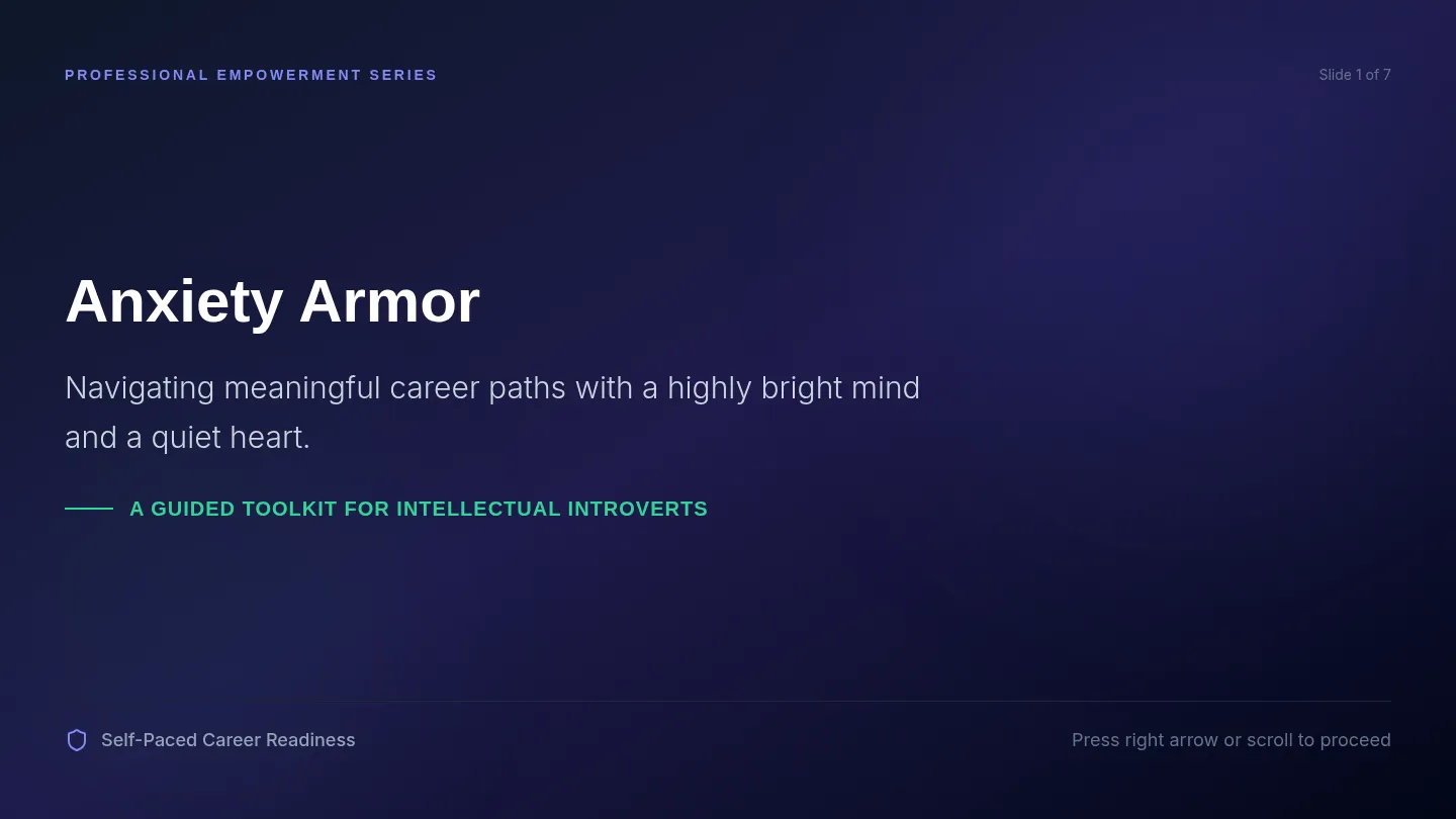 Anxiety Armor Slides