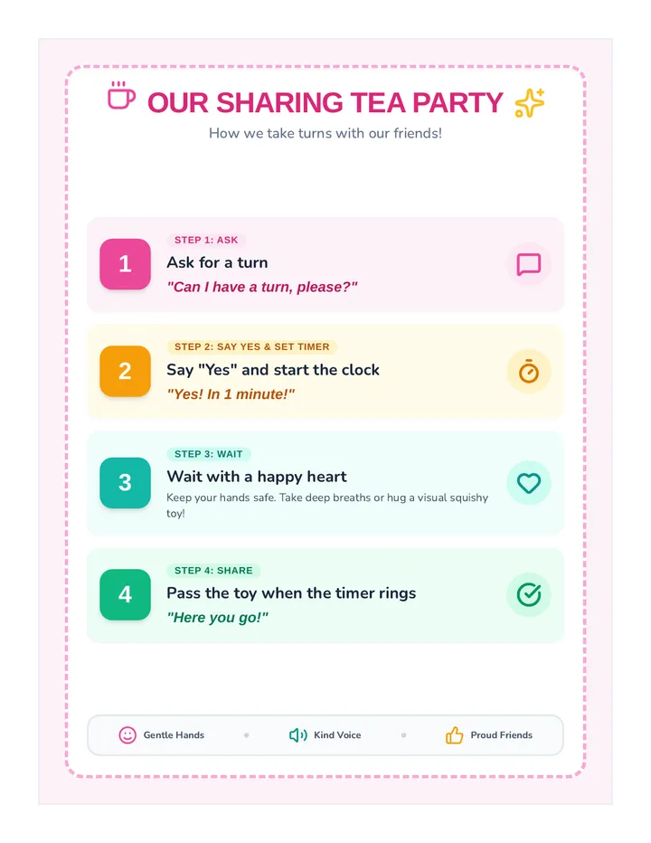 Tea Party Turns Anchor Chart