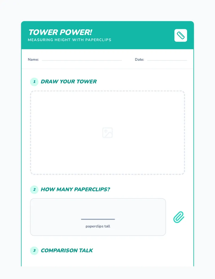 Tower Power Worksheet