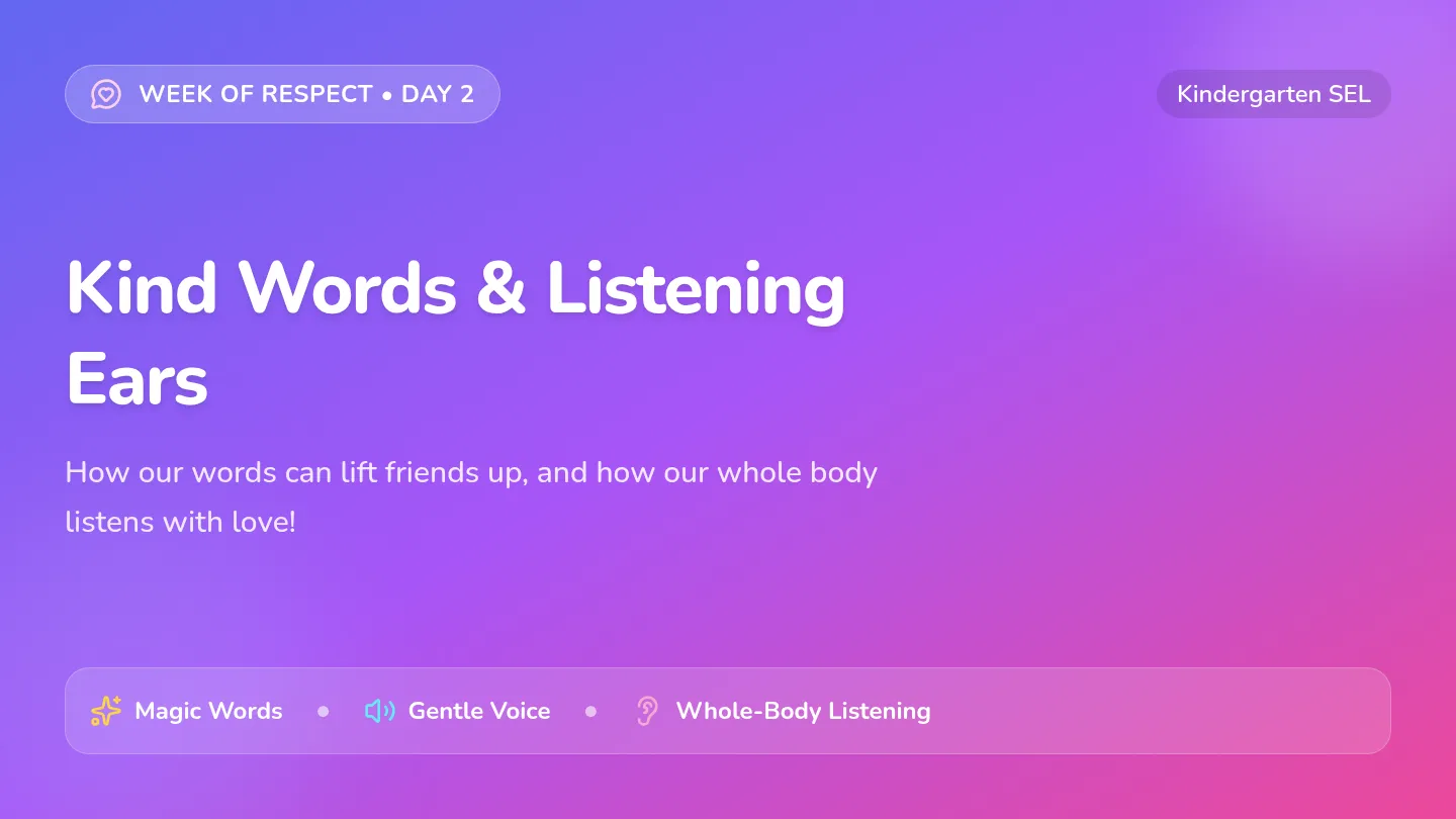 Kind Words Slides
