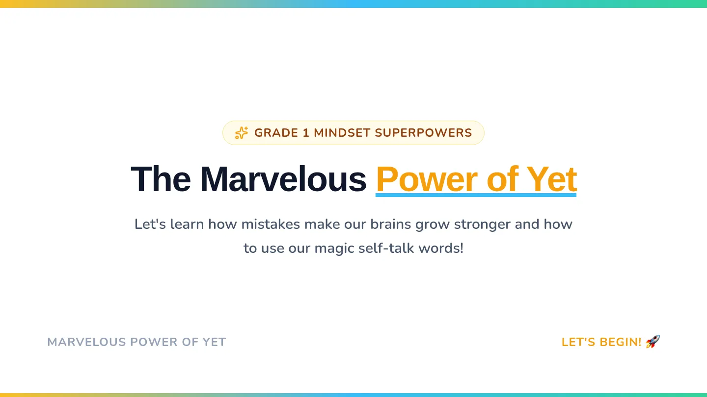 Power of Yet Slides