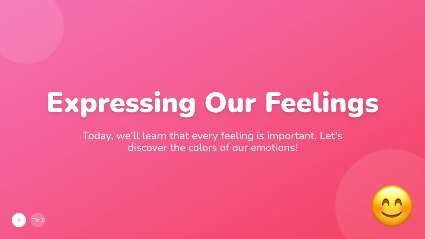 Expressing Our Feelings Slides