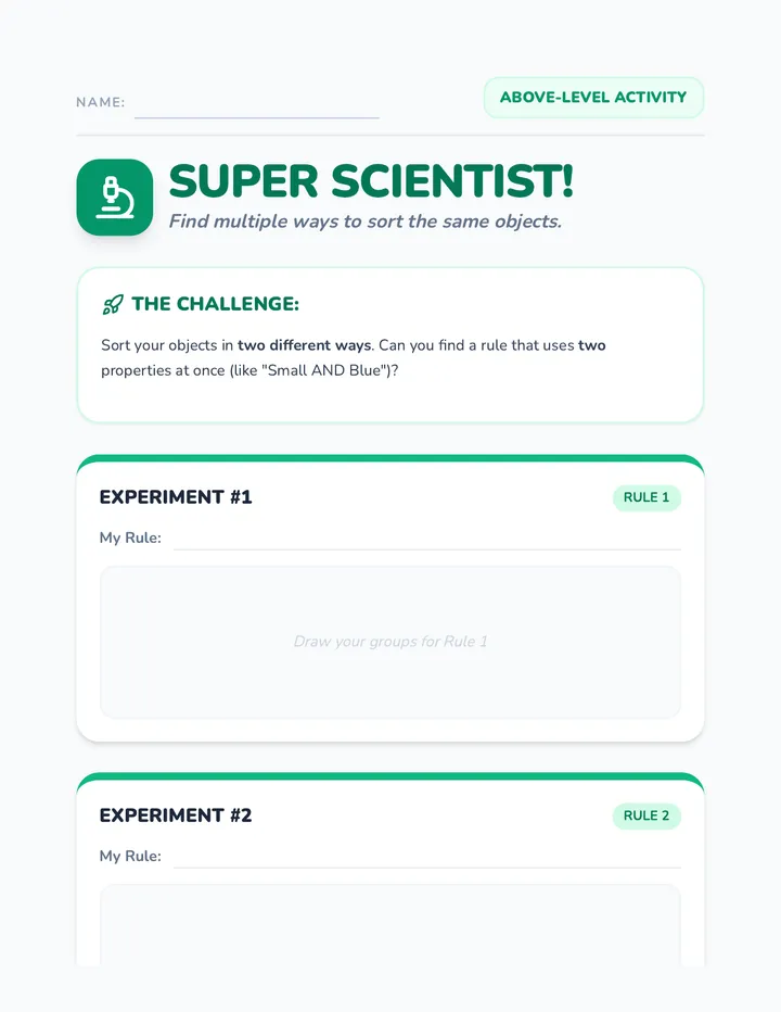 Super Scientist Activity