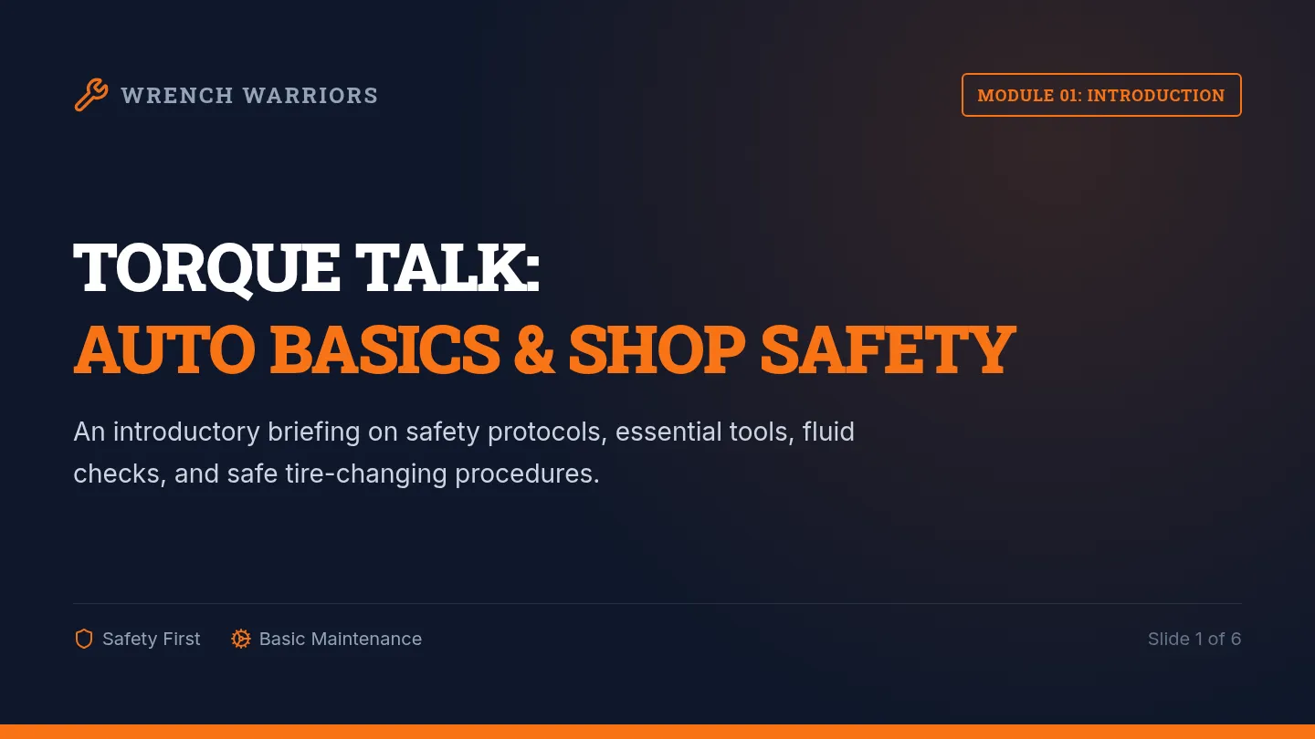 Torque Talk Slides