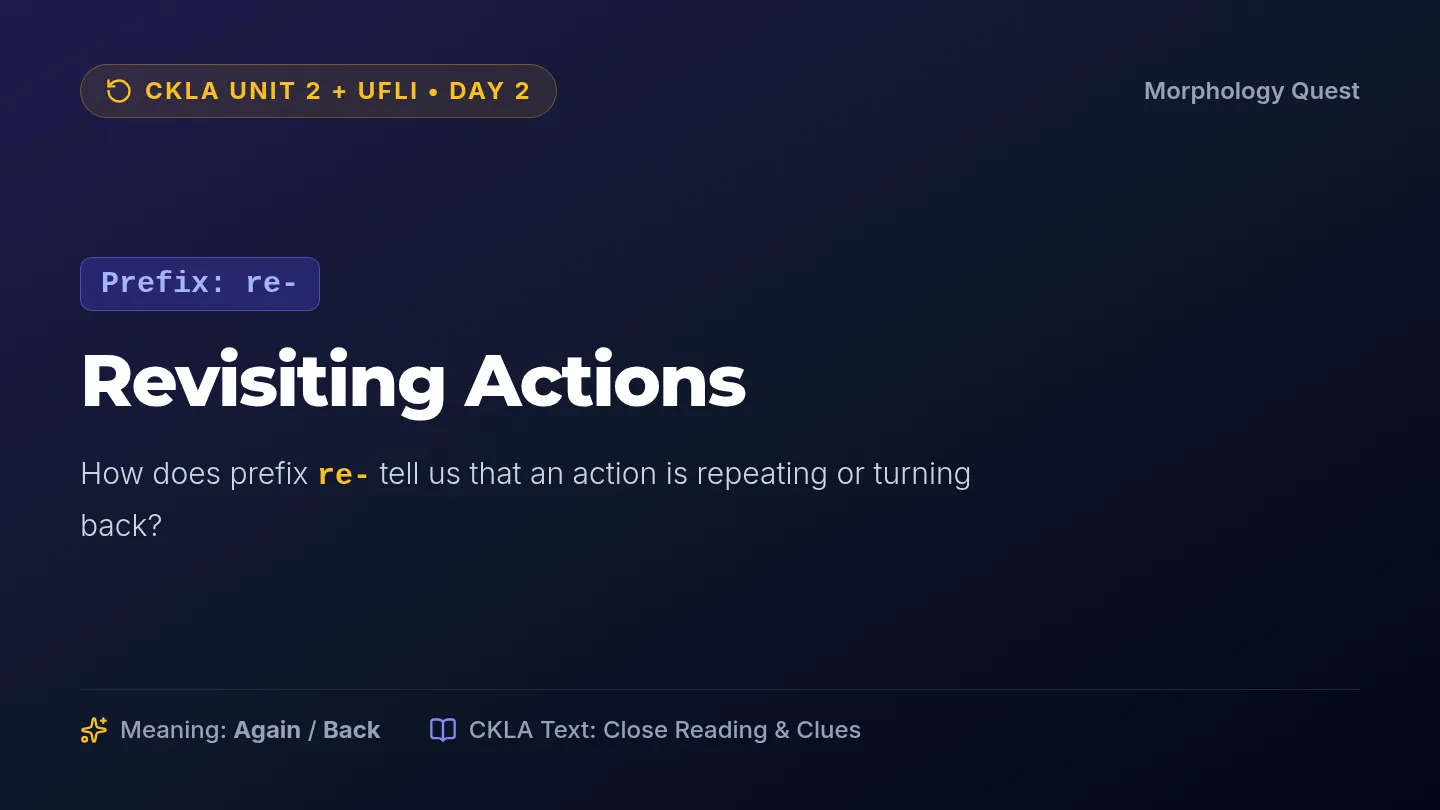 Revisiting Actions Slides