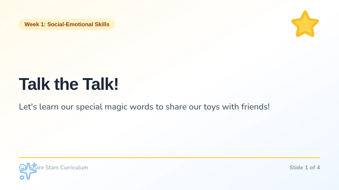 Talk the Talk Slides