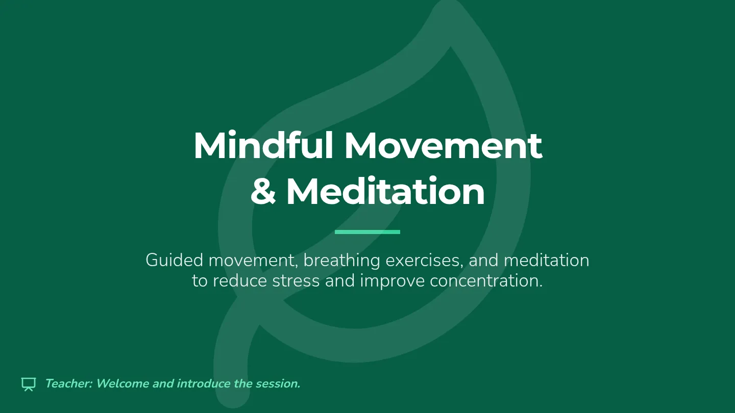 Mindful Movement Slides