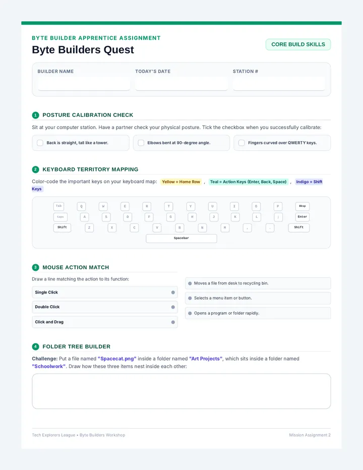 Byte Builders Quest Worksheet