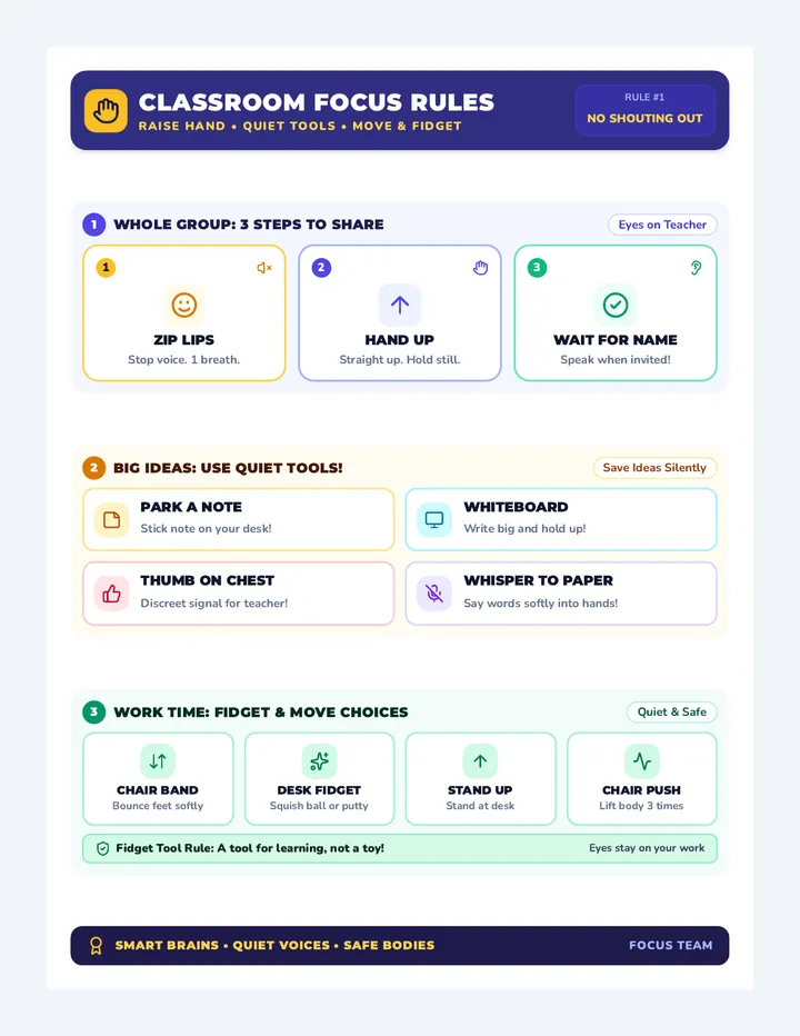 Focus Launchpad Classroom Poster