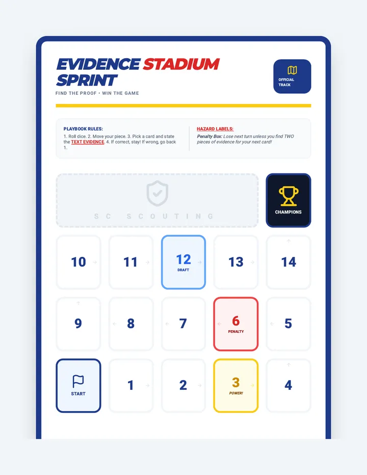 Stadium Sprint Board Game v2