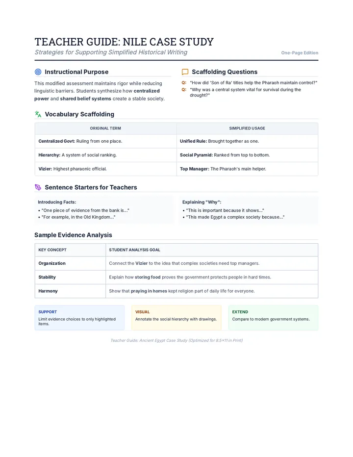 Case Study Teacher Guide