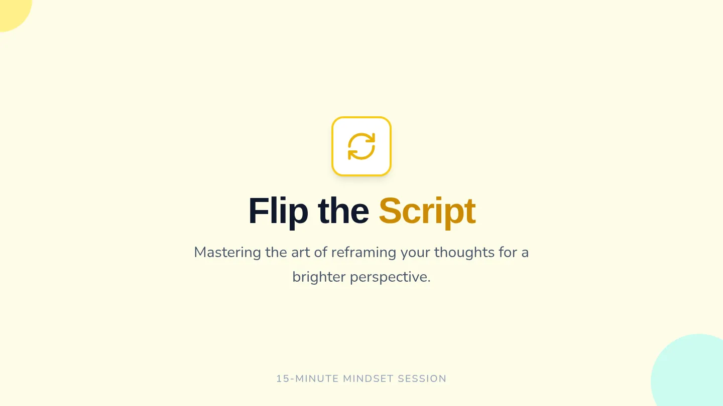 Flip the Script Slides