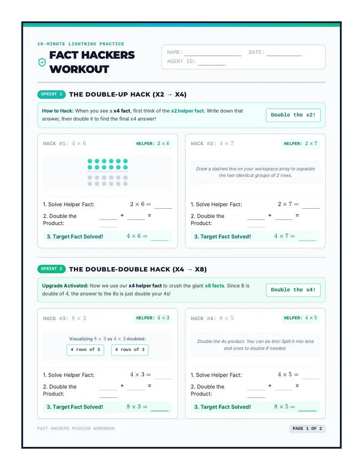 Fact Hackers Student Workout