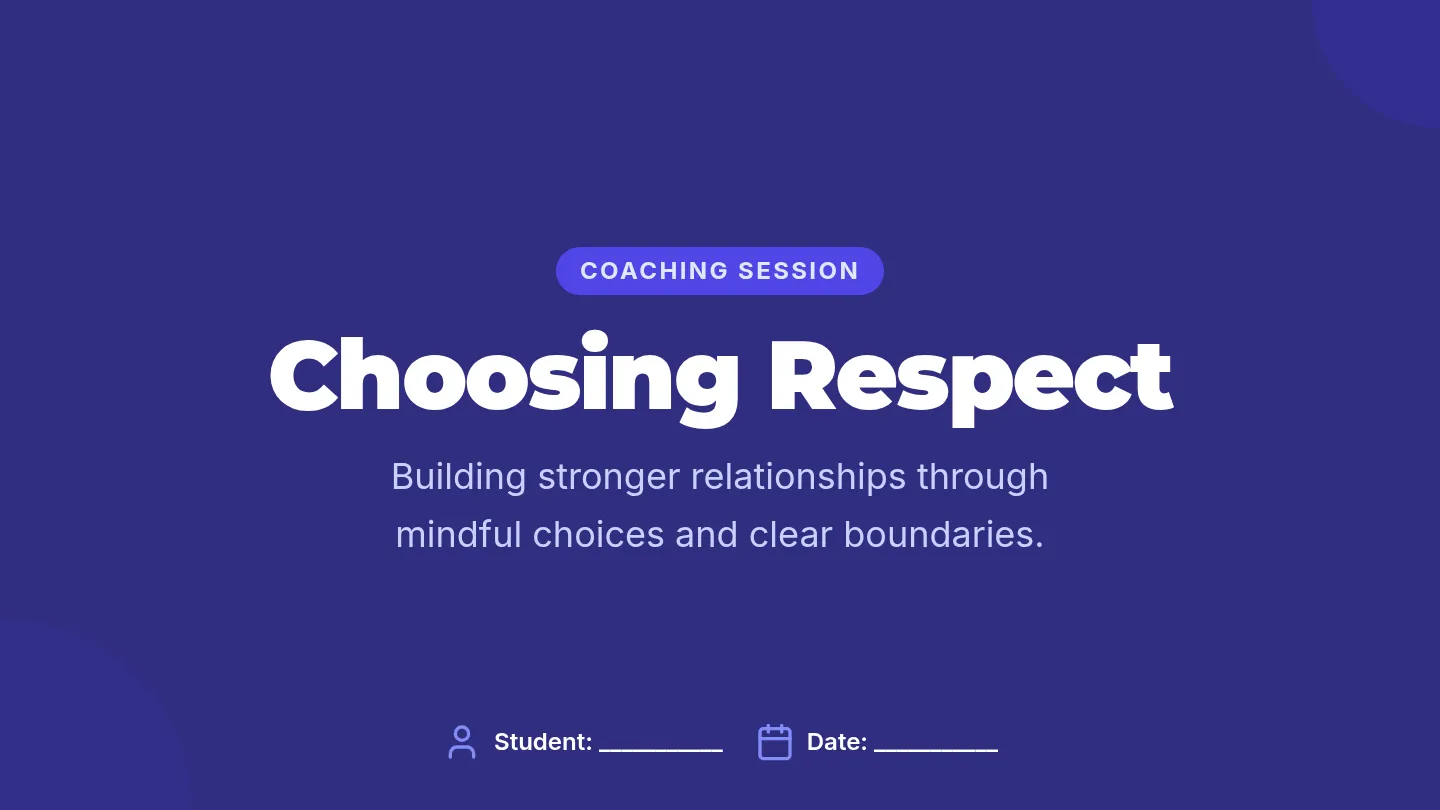 Choosing Respect Presentation Slides