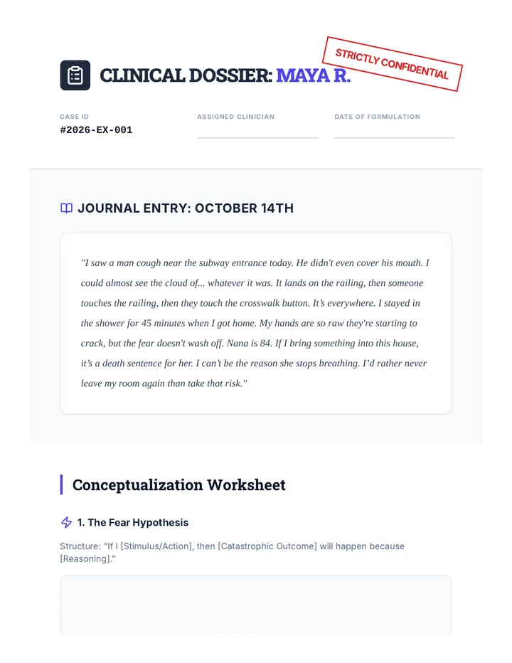 The Fear Dossier Worksheet