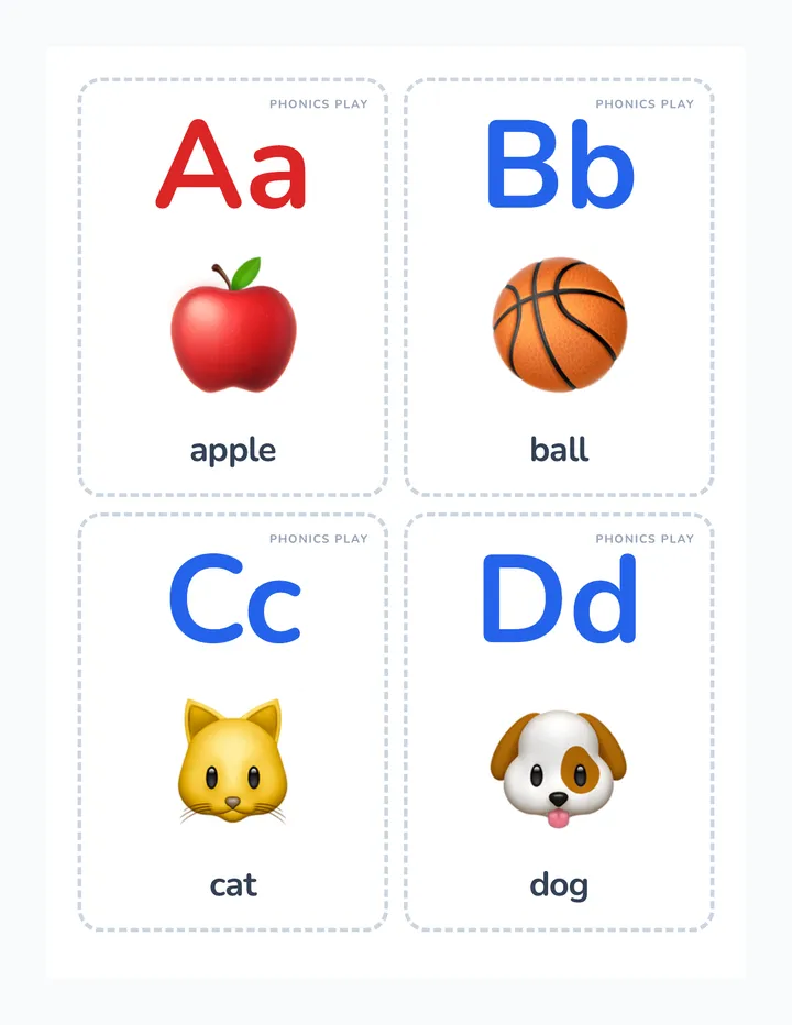 Phonics Play Flashcards