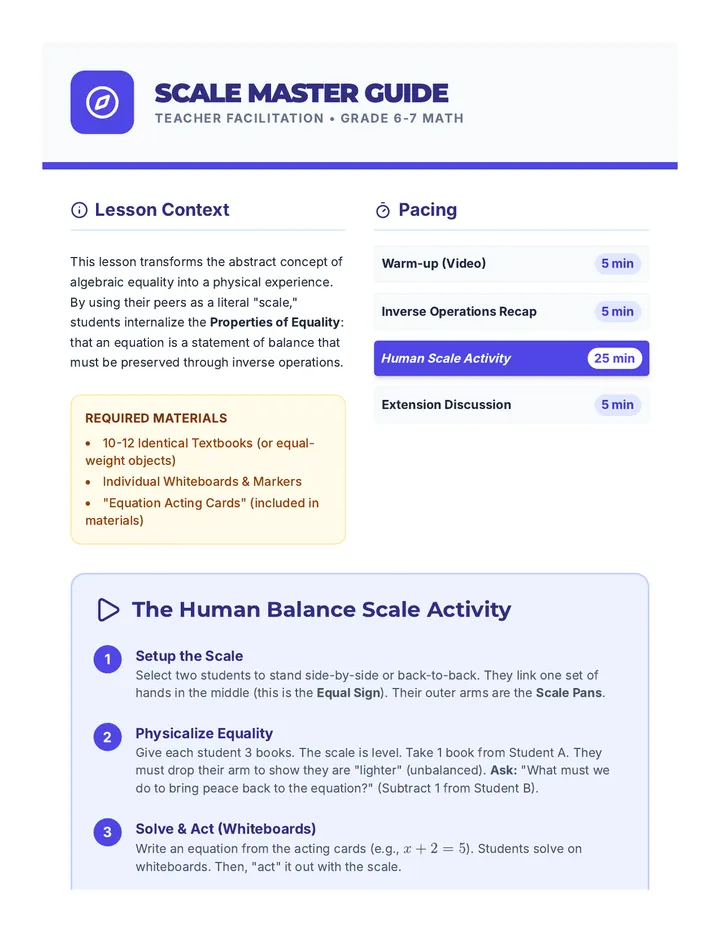 Scale Master Teacher Guide