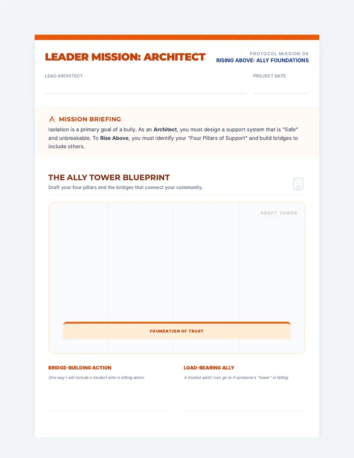 Rising Above Architect Activity Sheet