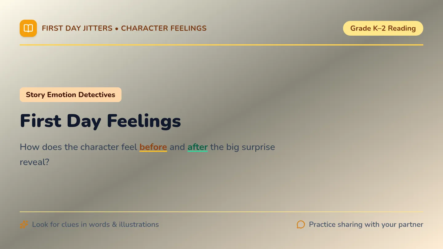 First Day Feelings Slides