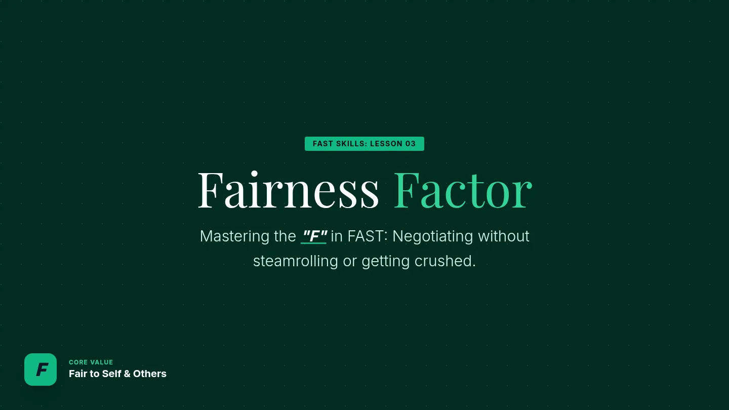 Fairness Factor Slides