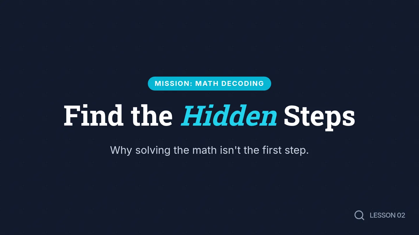 Math Detective Slides