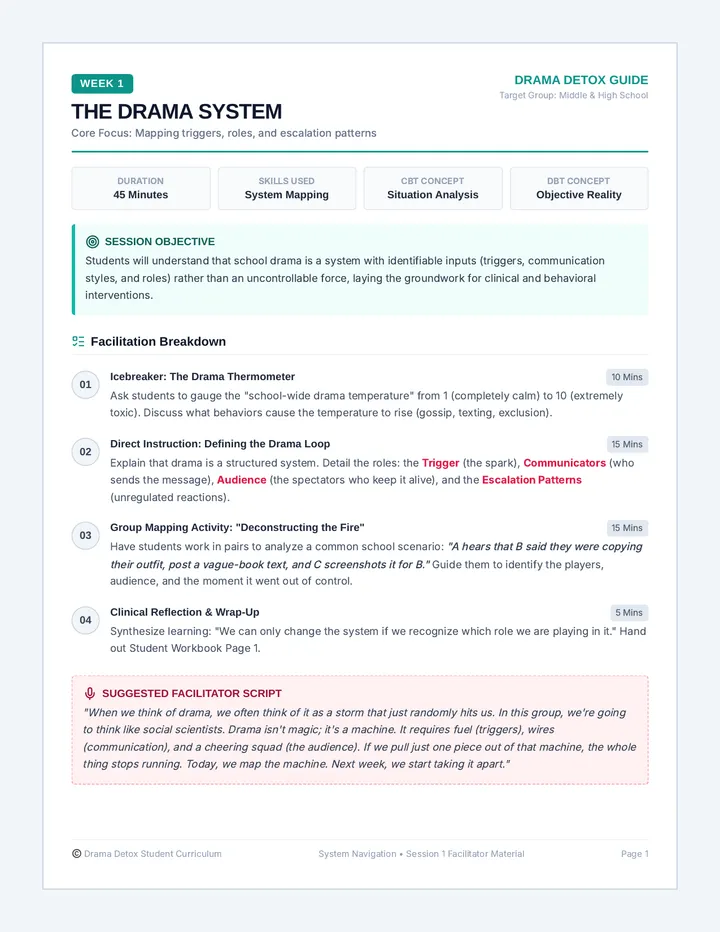 Week 1 Educator Guide