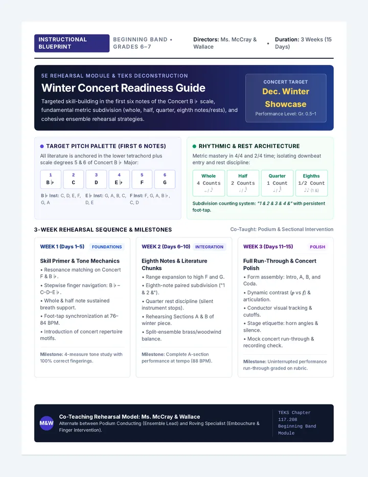 Concert Countdown Curriculum Guide