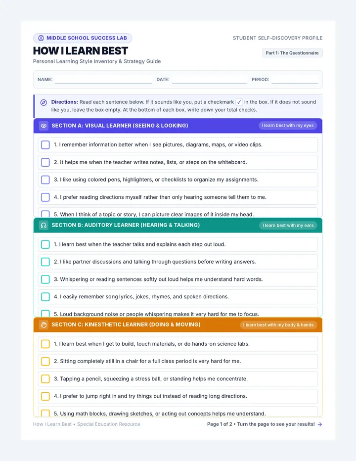 Learning Style Inventory