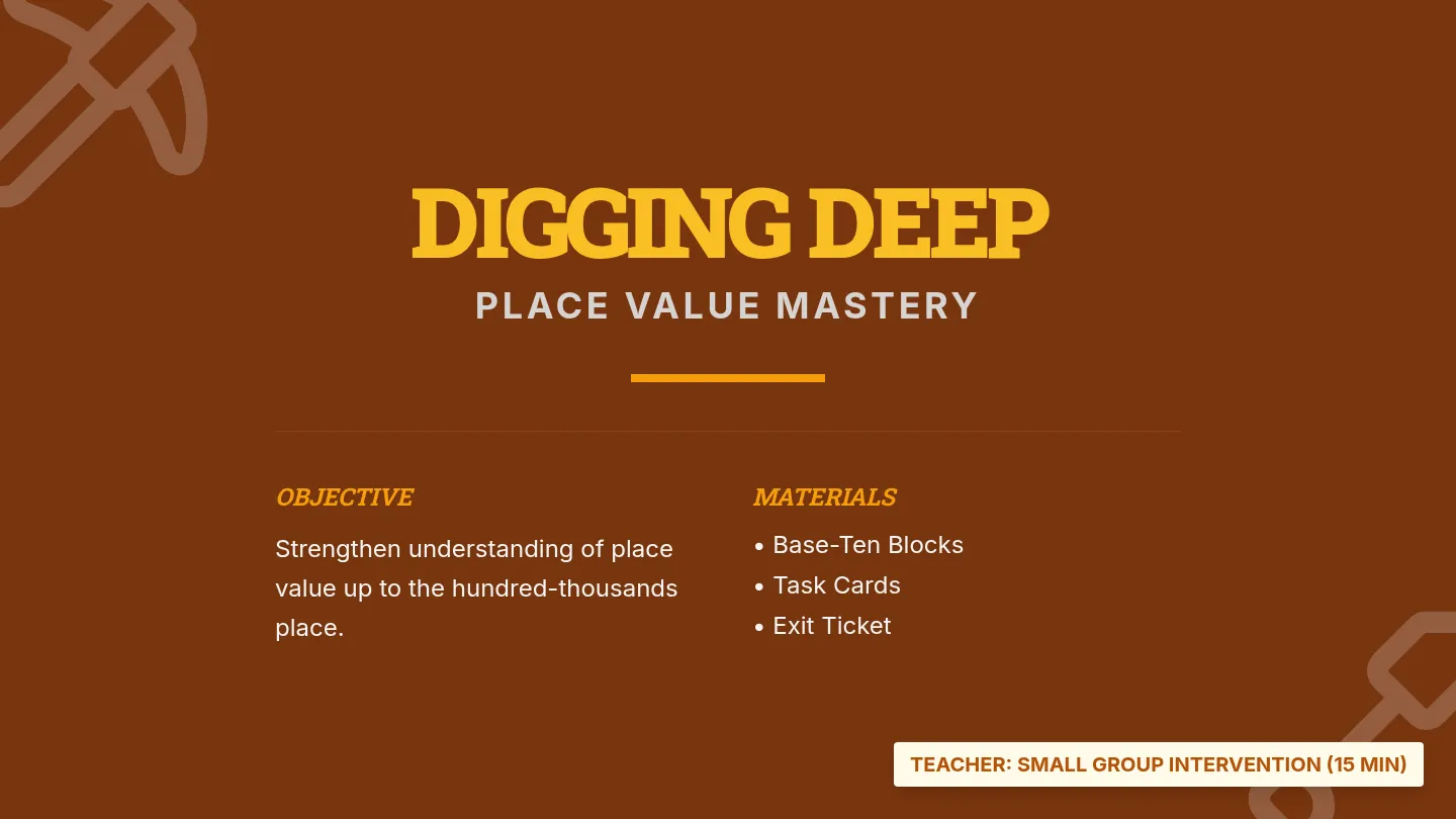 Digging Deep Slides