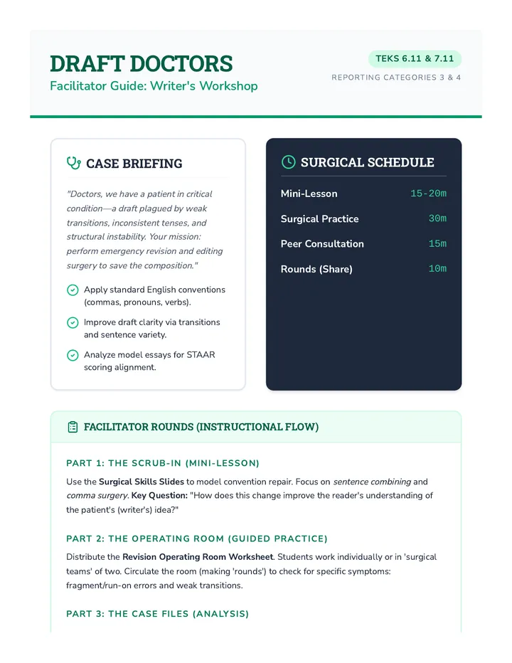 Draft Doctors Facilitator Guide