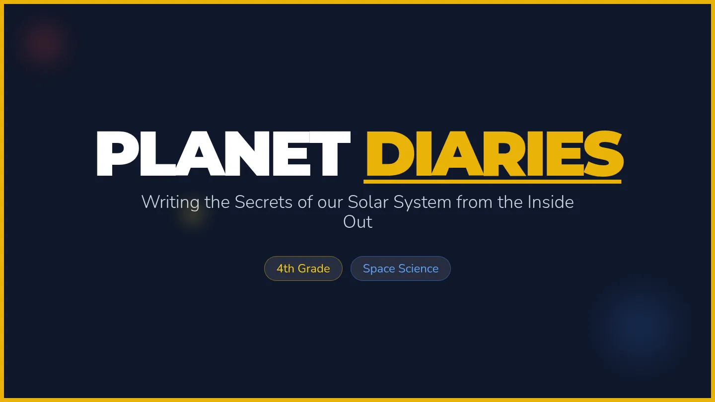 Planet Diaries Slides