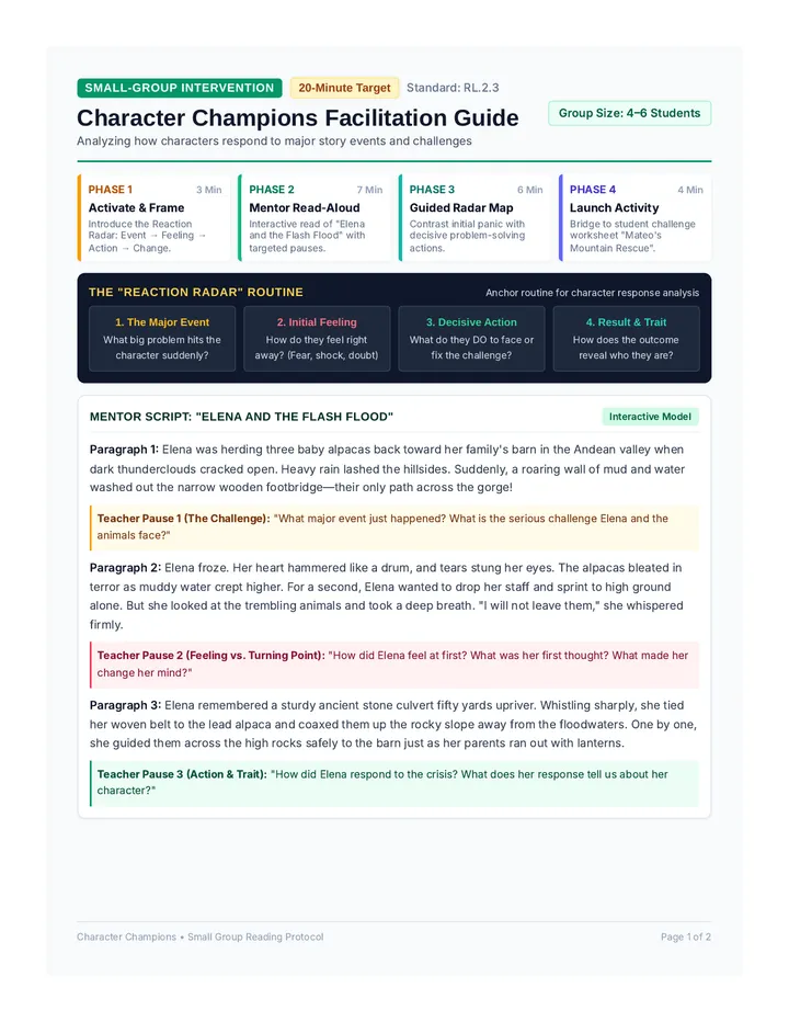 Character Champions Facilitation Guide