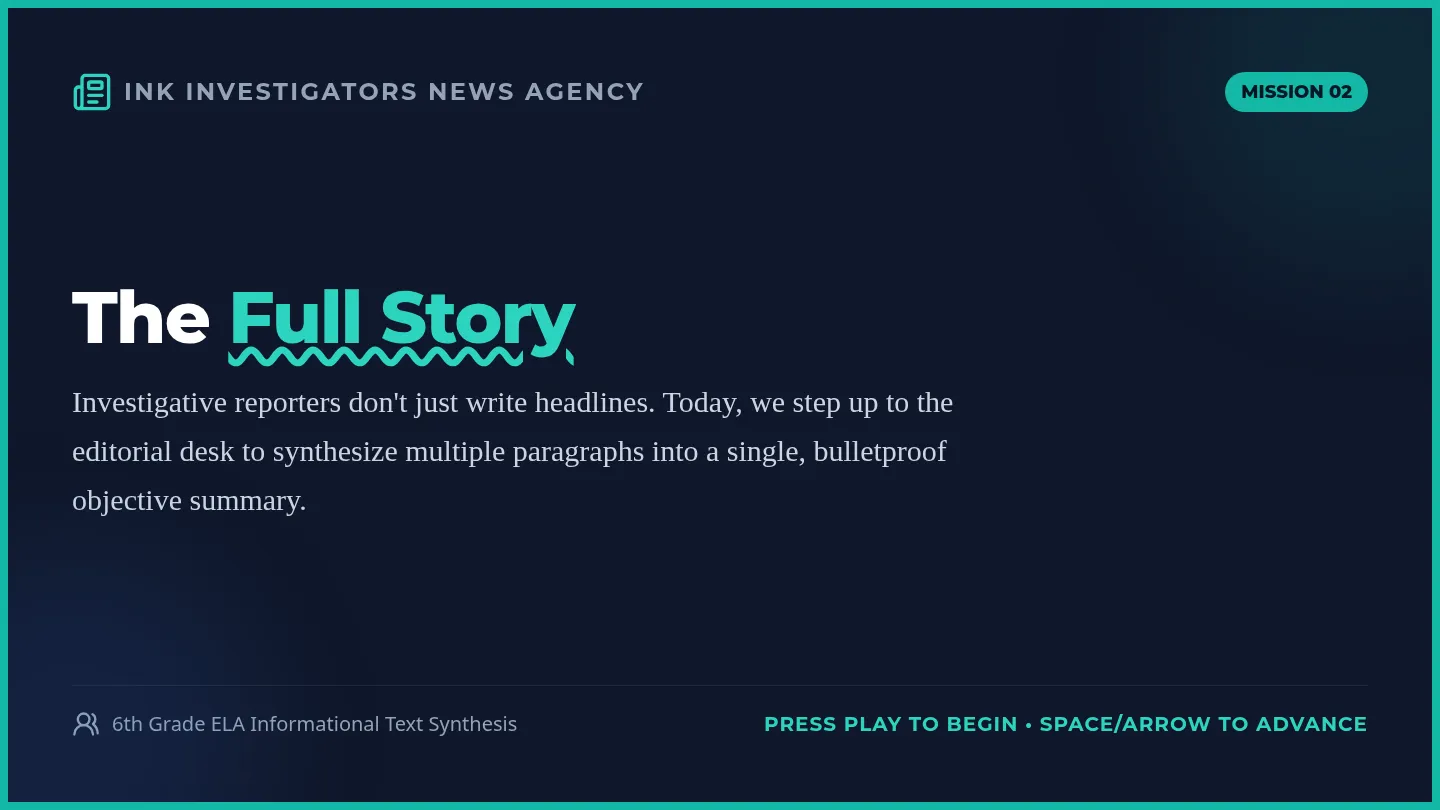 Editorial Desk Slides
