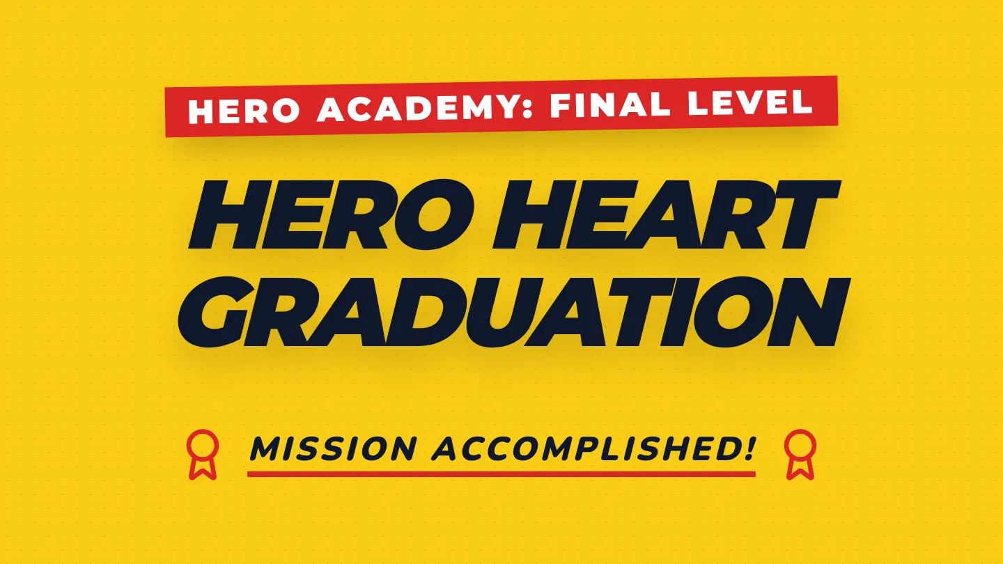 Hero Heart Graduation Presentation Slides