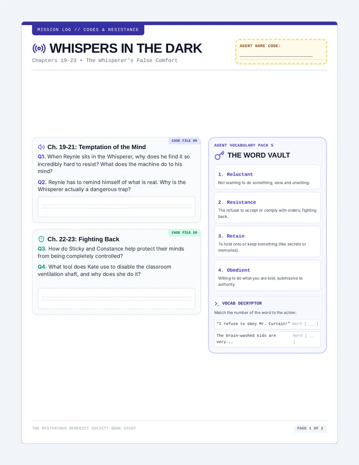 Codes and Whispers Journal