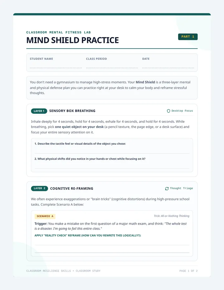 Mind Shield Activity