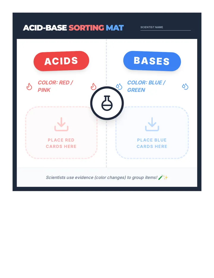 Litmus Lab Sorting Mat