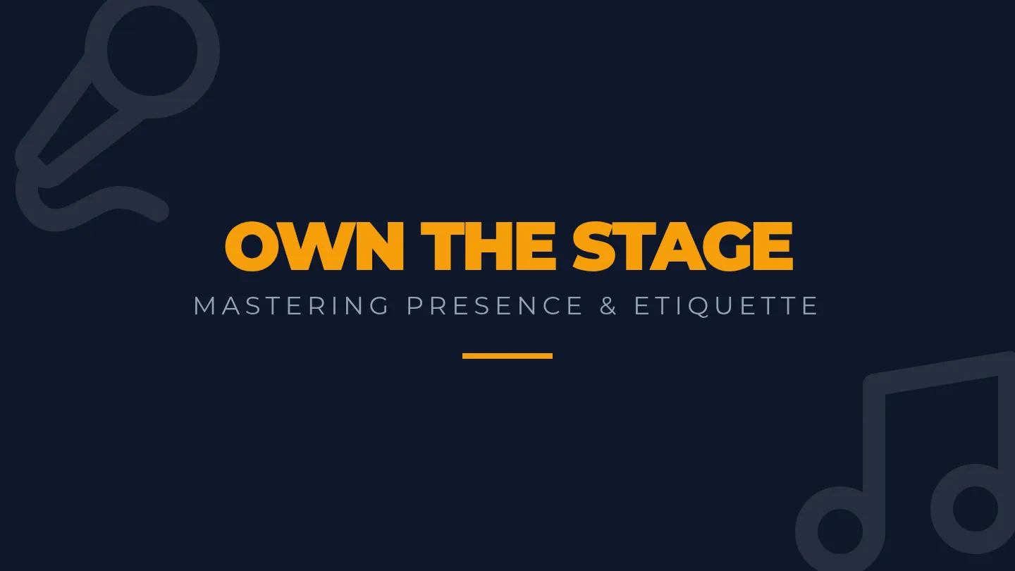 Stage Presence Slides