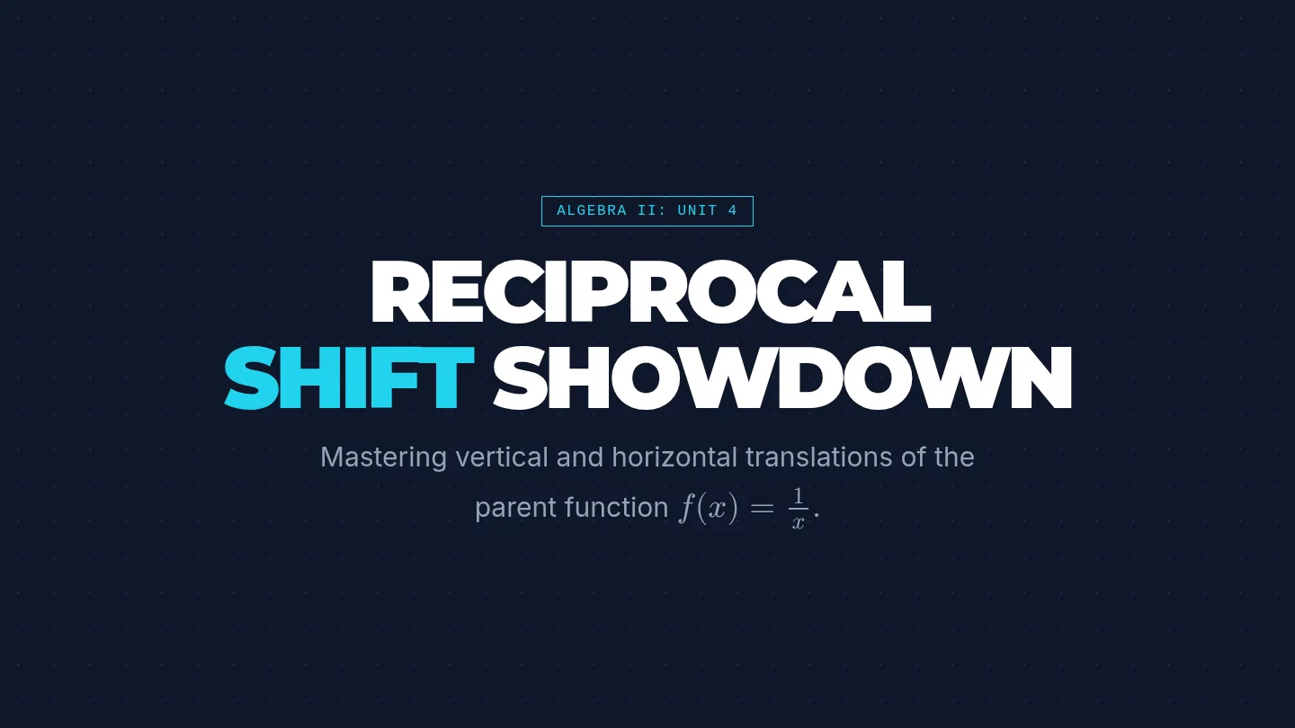 Reciprocal Shift Presentation Slides