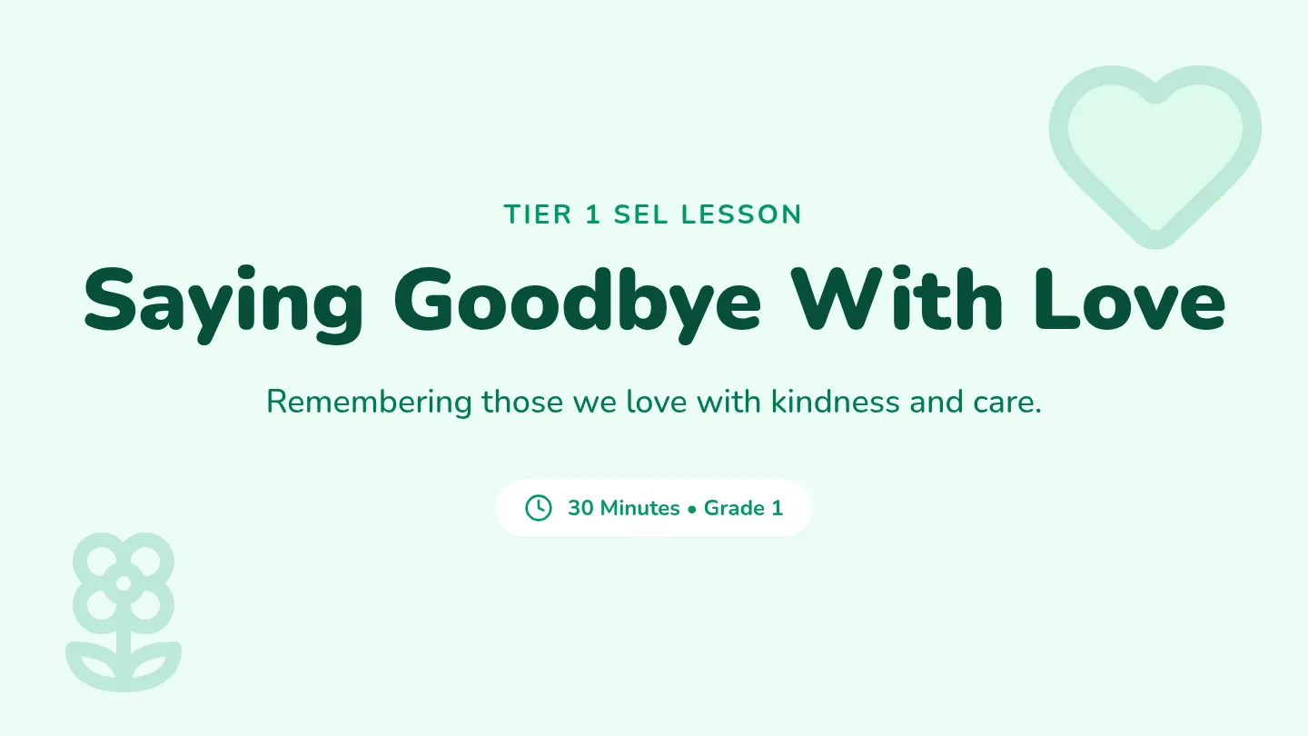 Saying Goodbye Slides
