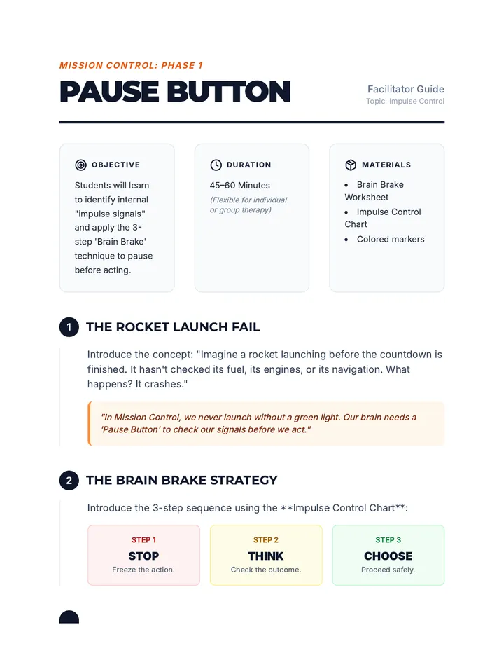 Pause Button Facilitator Guide